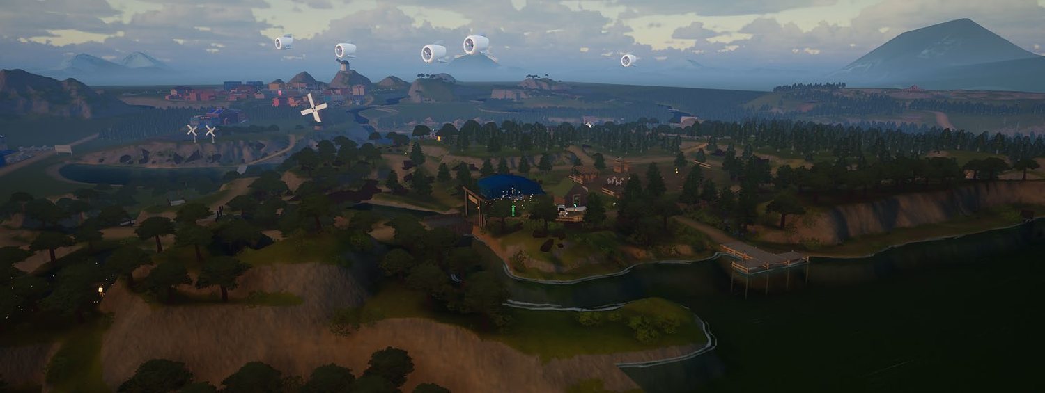 Terrain and landscape material pass